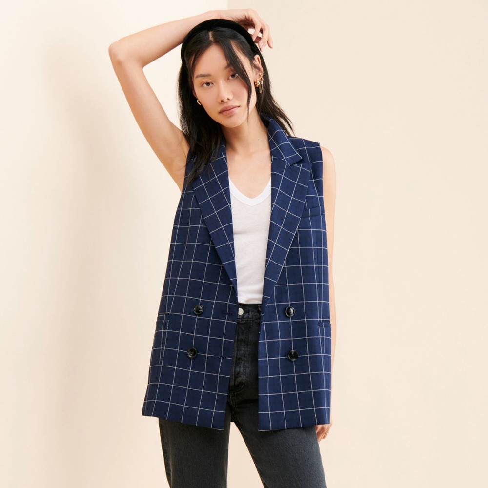 Hutch plaid vest